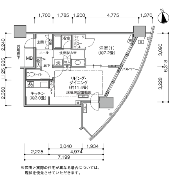 イーストコア曳舟二番館＞間取図