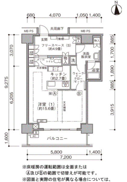 ベイシティ晴海スカイリンクタワー＞間取図