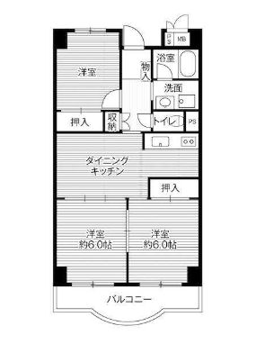 ビレッジハウス芝浦＞間取図