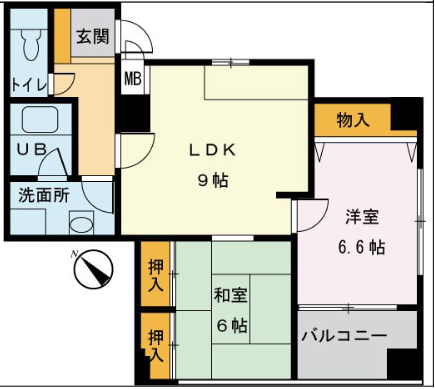 プルミエール竹尾>間取図