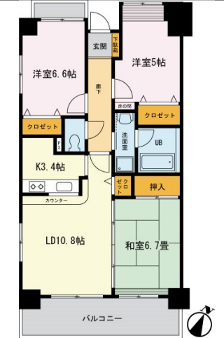 アスコット>間取図