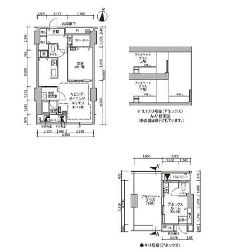 東雲キャナルコートCODAN>間取図