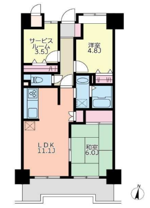 ユーベルジュ>間取図