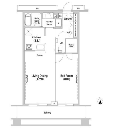 品川ハートビュータワー＞間取図