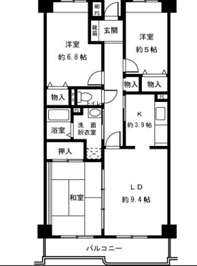 ヴェルジュ・ノール>間取図