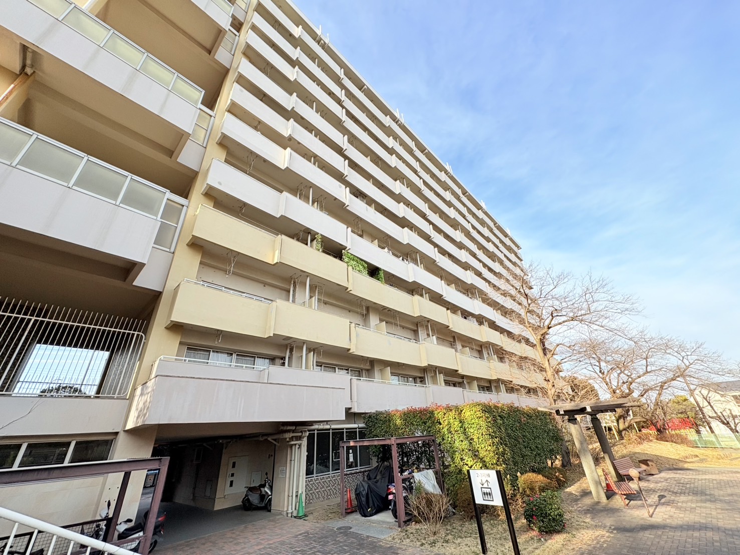 南永田団地>外観
