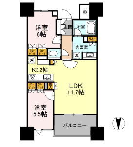 プレミスト北品川>間取図