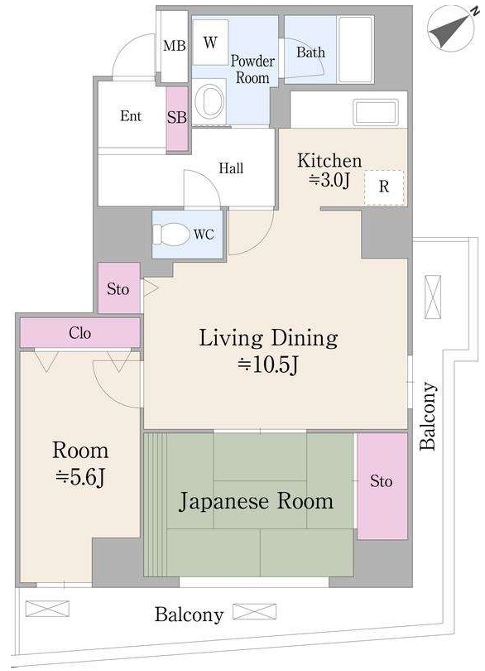 ハイエスト荻窪>間取図