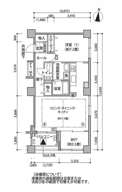東雲キャナルコートCODAN>間取図