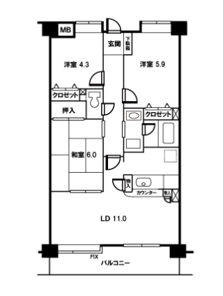 シュティーレマツバラ>間取図