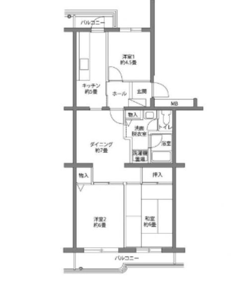 シーブリーズ金沢>間取図