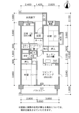 新川・島屋敷通り＞間取図