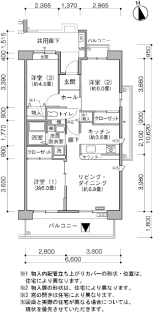 サンヴァリエ桜堤＞間取図