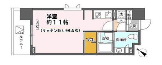 カスタリア大森>間取図
