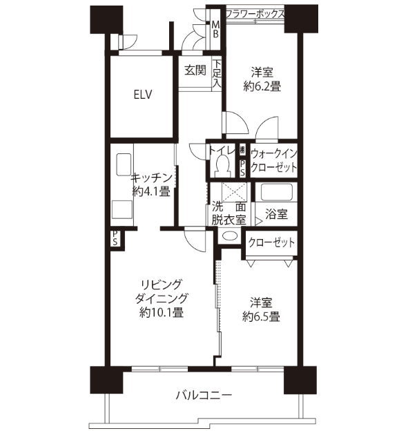 トミンハイム国分寺泉町＞間取図