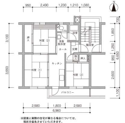 辻堂団地>間取図