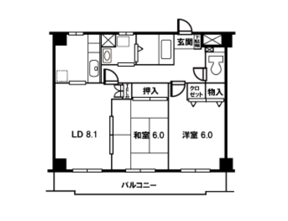 メゾン ド クレール＞間取図