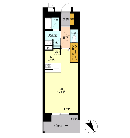 ロイヤルパークスリバーサイド>間取図