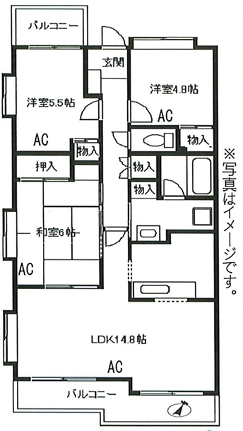 プレイス・アイズ＞間取図