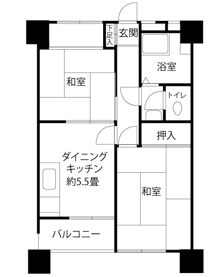 春江町住宅＞間取図