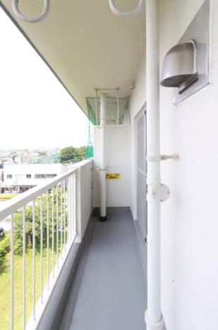 尾山台団地>バルコニー
