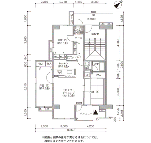 浦安マリナイースト21 望海の街＞間取図