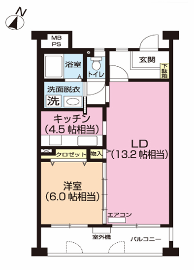パティオス14番街>間取図