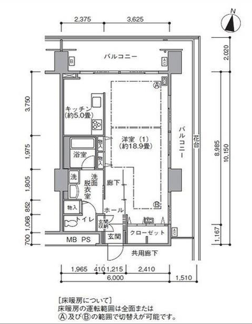 東雲キャナルコートCODAN＞間取図