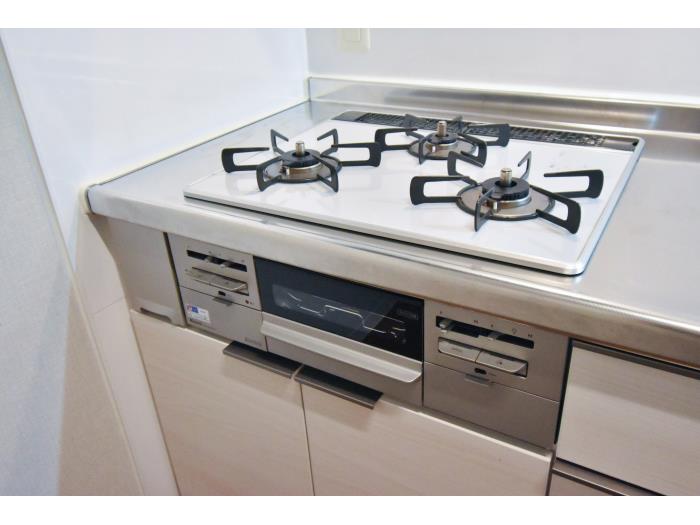 コンフォール平塚>3口ガスコンロ