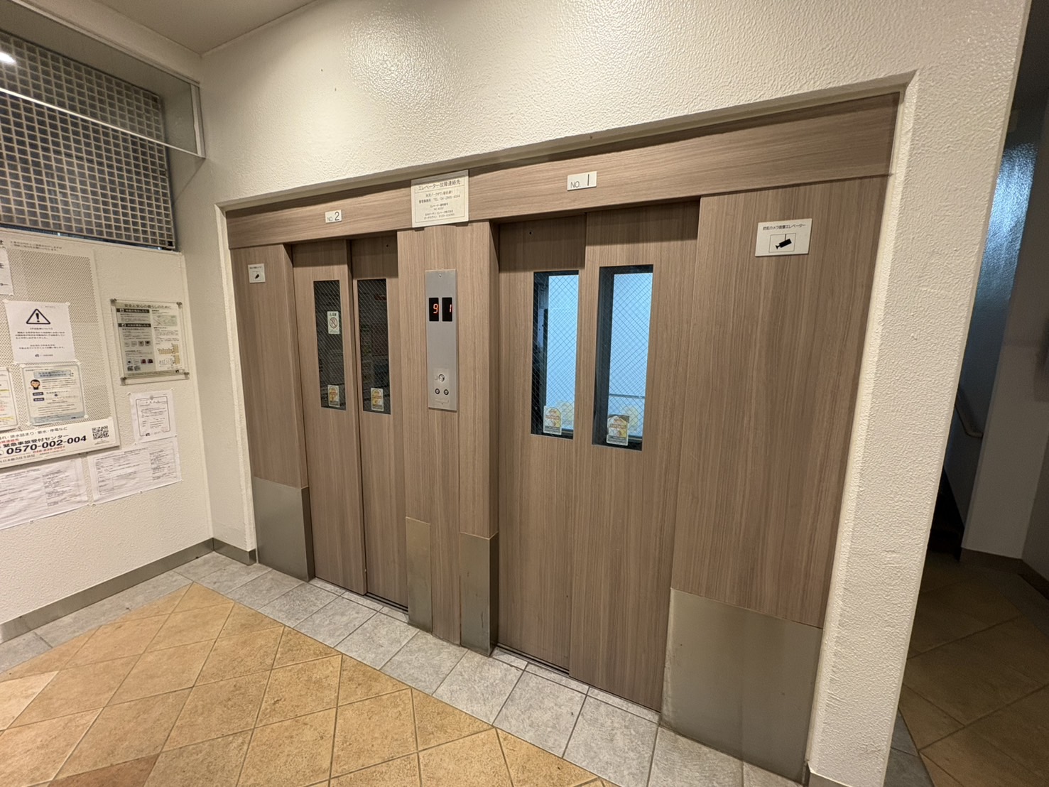 所沢パークタウン駅前プラザ＞エレベーター