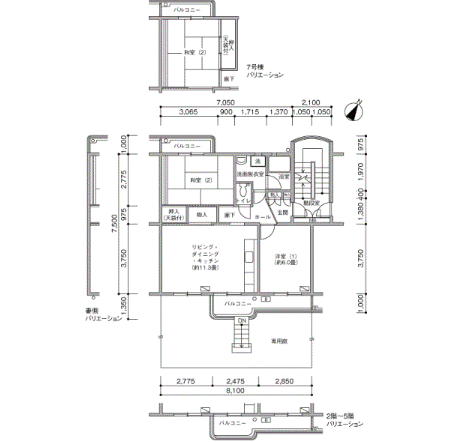千葉ニュータウン 内野＞間取図