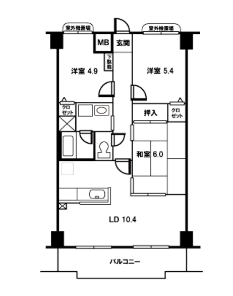 シルキーガーデン＞間取図