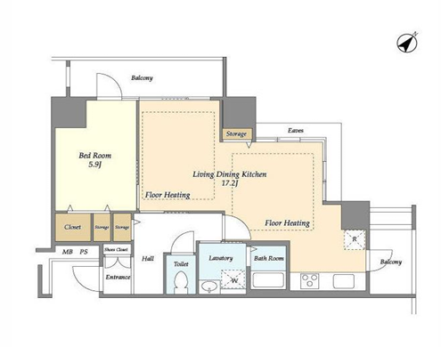アクティ上池袋>間取図