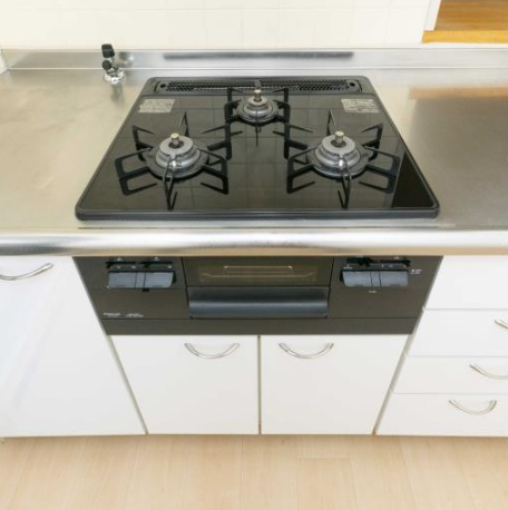 ルミナス箕面の森二番街>3口ガスコンロ