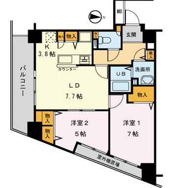 フォーエレメンツ竹の塚＞間取図