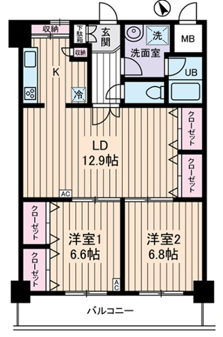 グランドフェニックス＞間取図