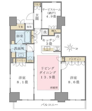 Brillia ist 東雲キャナルコート(ブリリアイスト)（6/14）の空室情報｜シティモバイル