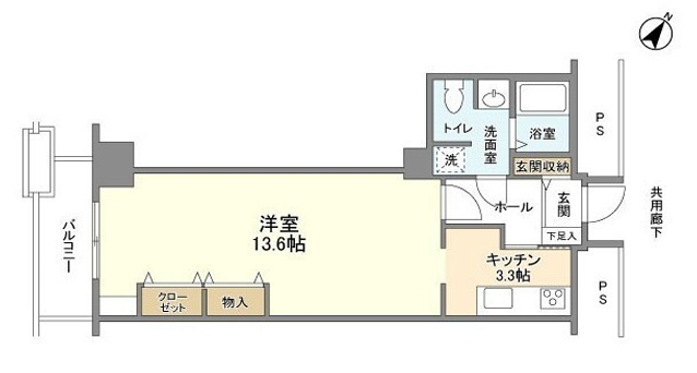 トルナーレ日本橋浜町＞間取図
