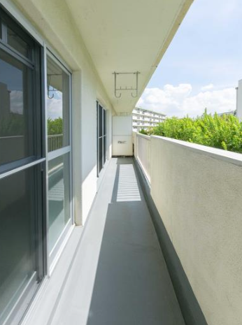 富田団地＞バルコニー