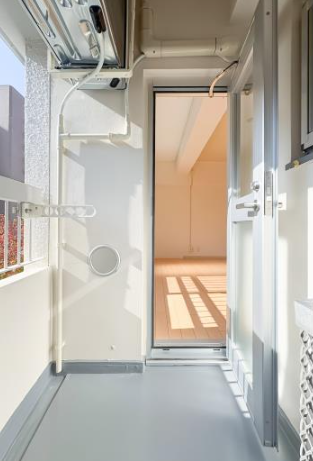 新豊里団地＞バルコニー