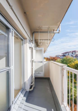 総持寺団地>バルコニー