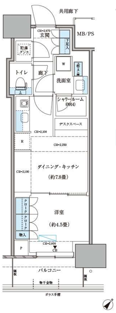パークアクシス豊洲キャナル＞間取図