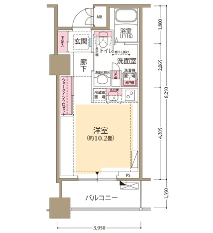 フロール横濱関内＞間取図