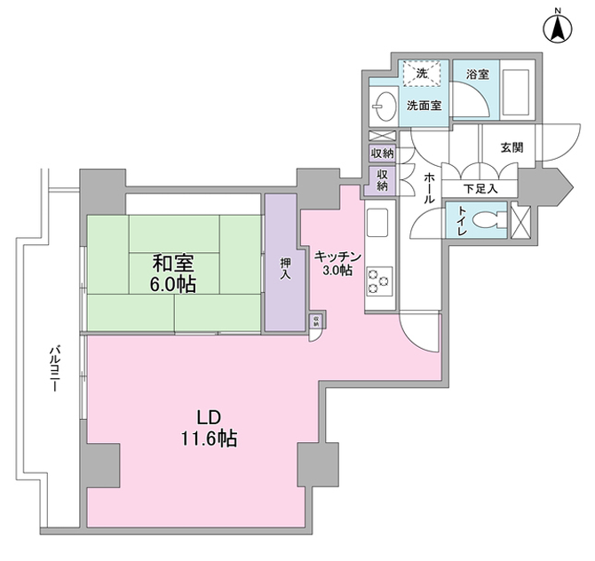 文京グリーンコート ビュータワー本駒込>間取図
