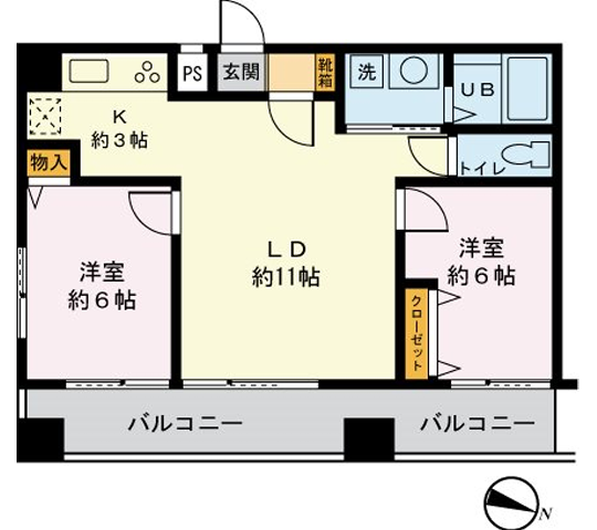 エミネンスアビス＞間取図