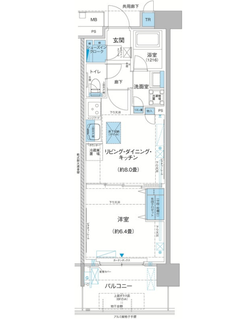 フロール川崎戸手>間取図