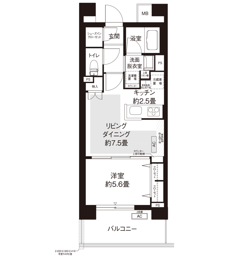カーメスト用賀馬事公苑＞間取図