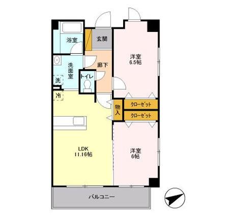 アビティ砧>間取図