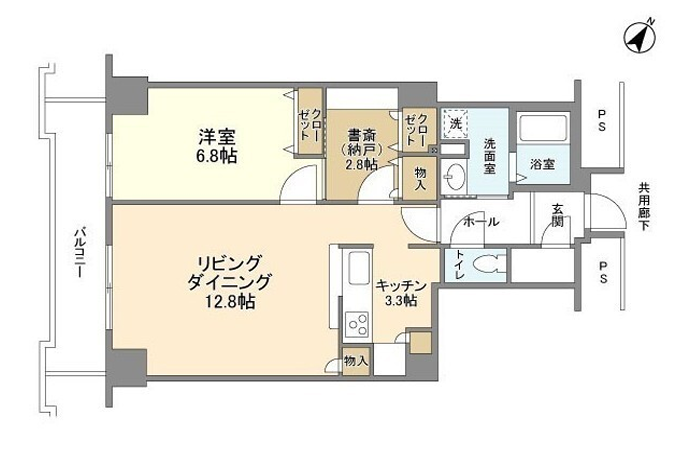 トルナーレ日本橋浜町>間取図