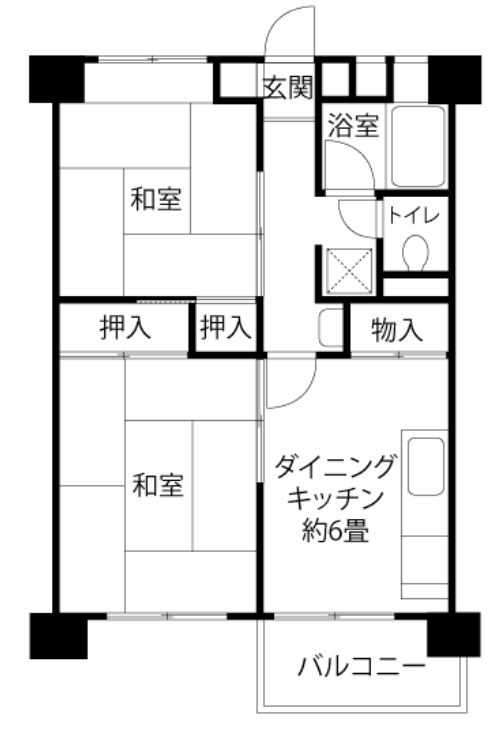 新田住宅>間取図